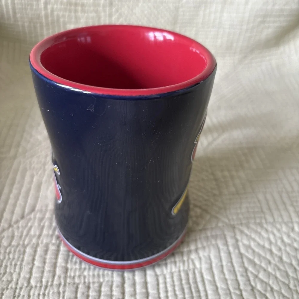 StLouis Cardinals Boelter Brands Ceramic Coffee Mug MLB Red Navy Baseball Sculpt